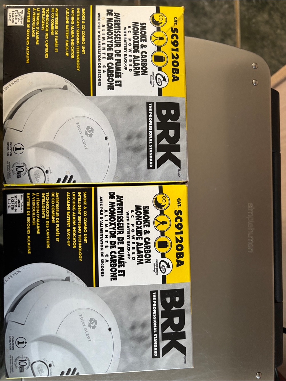 BRK SC9120BA Smoke & Carbon Monoxide Alarm – White (2-Pack)